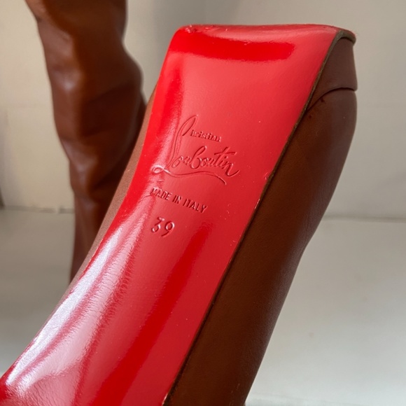 ❌SOLD❌ ALTI BOOT 140 Brown Leather Knee Boot - Picture 7 of 9